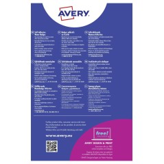 Avery Self-Adhesive Label Oval